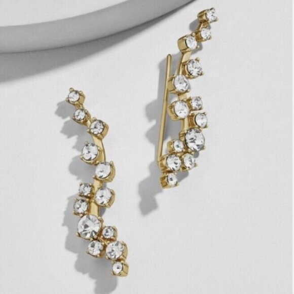 ✨ Stunning Baublebar Farah Ear Crawlers Earrings - Never Worn - Picture 1 of 10